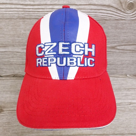 CZECH REPUBLIC TRAVEL TOURIST STRAPBACK BASEBALL HAT CAP NEW! NWT - Picture 1 of 10